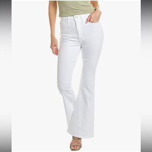 New With Tags Hudson High Rise White Jeans Waist 32